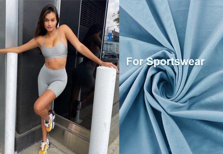 milk silk fabric for sportswear