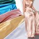 spandex satin dress fabric