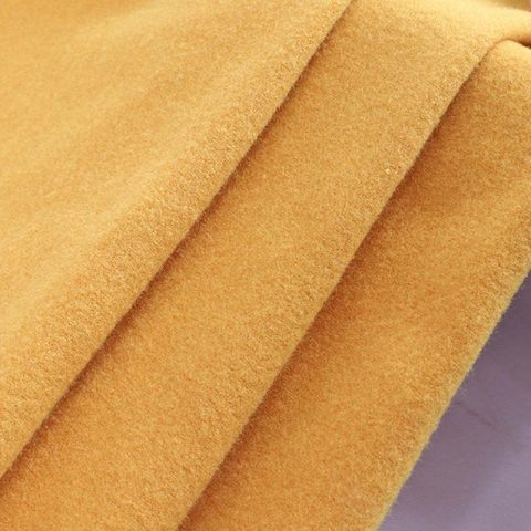 fleece fabric polyester spandex orange