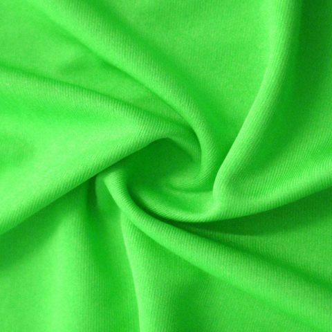 green spandex fabrics