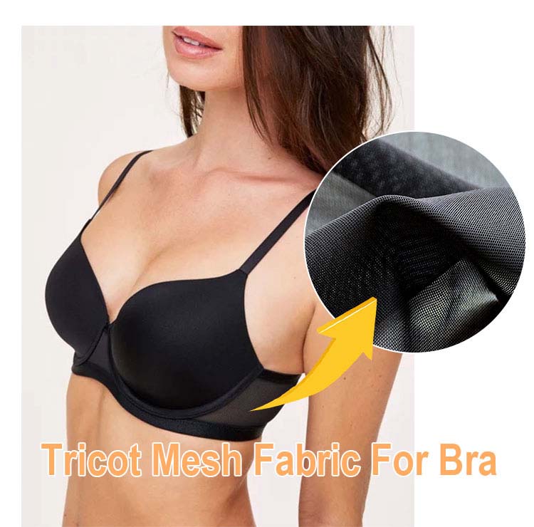 tricot mesh fabric for bra