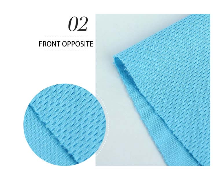 100% Polyester Fabric front oppsite