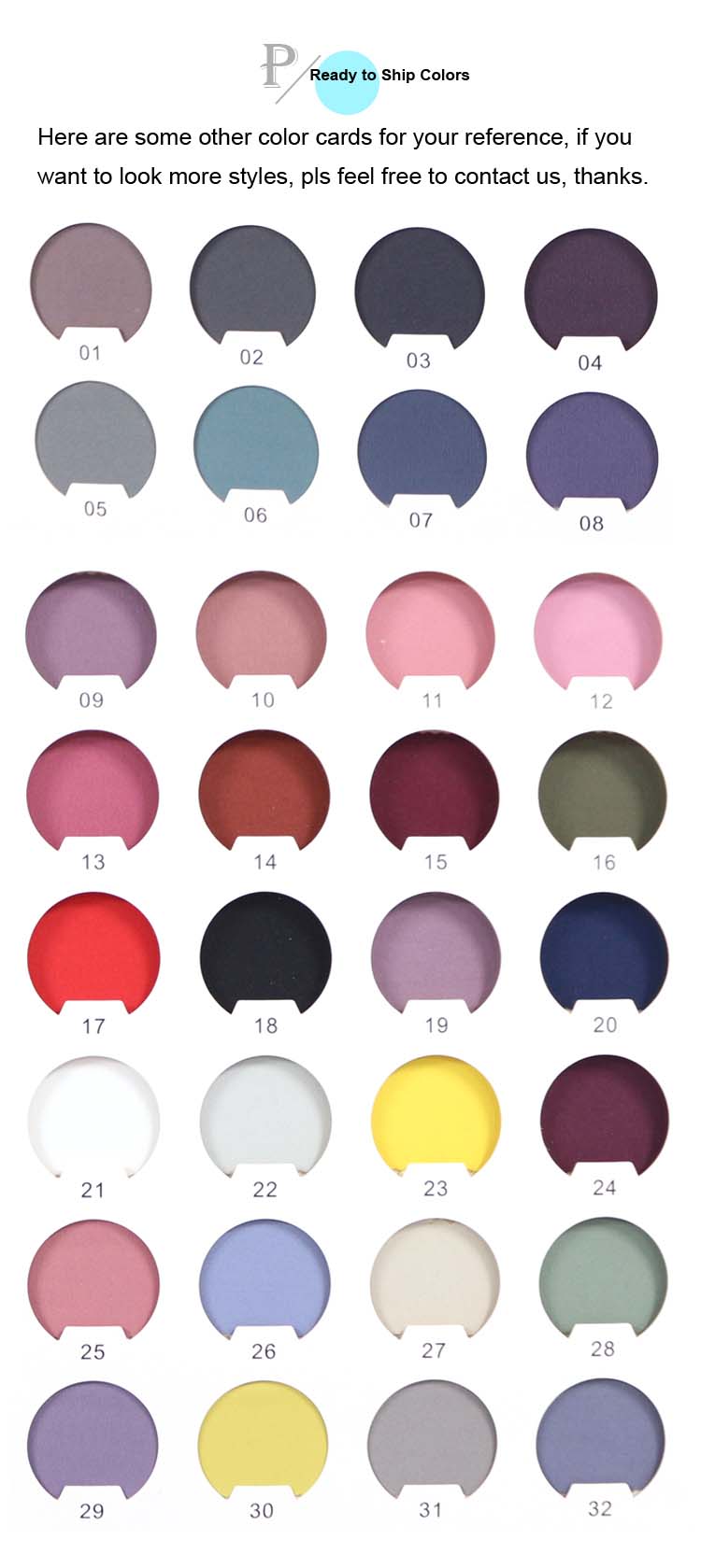 colors card