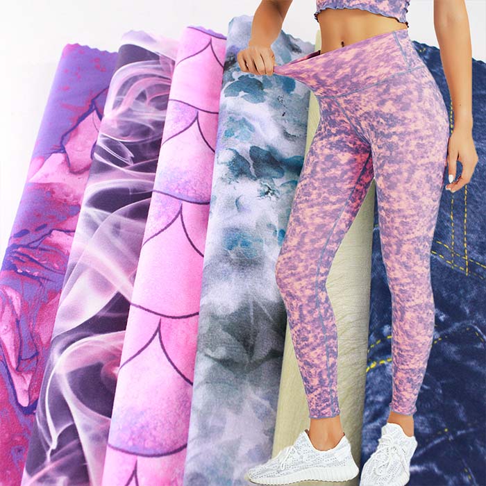 printed fabric for legging