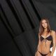 spandex fabric with model