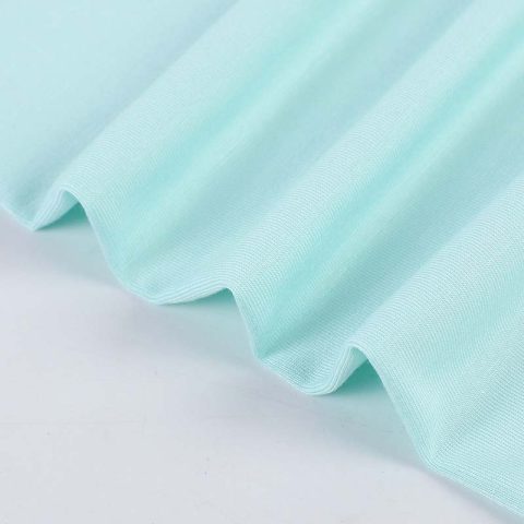 blue bamboo lycra fabric