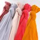 five colors of mesh fabric