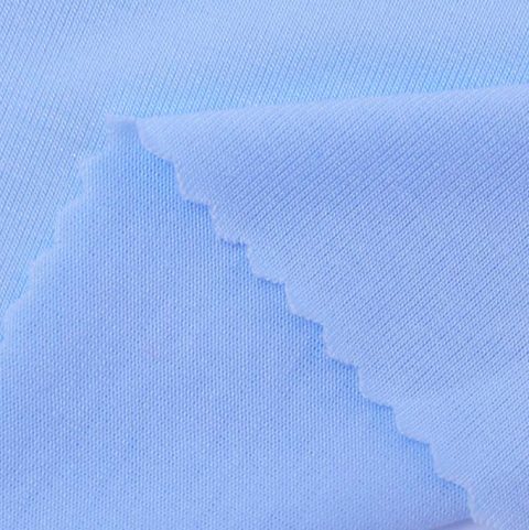 free cut blue bamboo lycra fabric