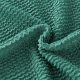 green jacquard crinkle fabric