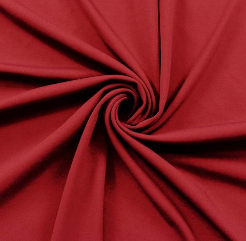 red polyester spandex fabric