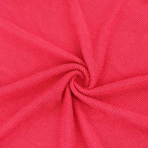 red swim jacquard fabric