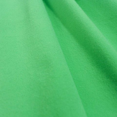 green fleece fabric