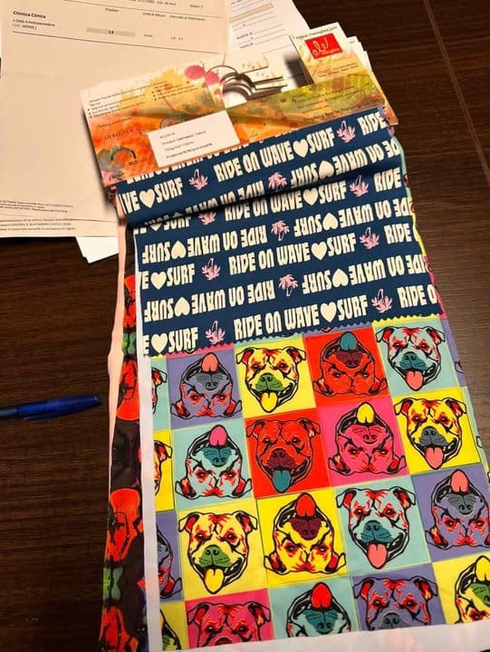 printed swimsuit fabric